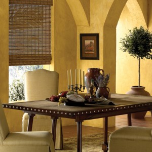 2-Hatteras Woven Wood Shade, Cocoa